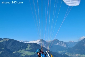 Gleitschirm - Raqoon von Papillon Paragliders, Größe L, C2