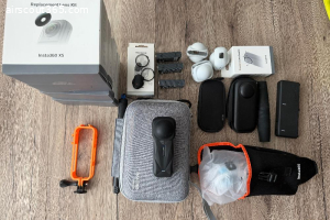 Insta360 X5 Essential 360 Grad Kamera mit sehr viel Zubehör